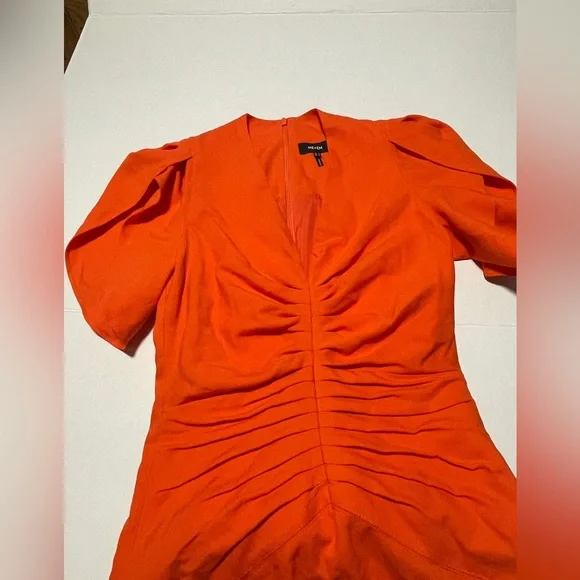 ME+EM Vibrant Orange Midi Dress - Picture 4 of 4